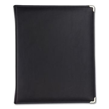 Samsill® Classic Collection Zipper Ring Binder, 3 Rings, 1.5" Capacity, 11 X 8.5, Black freeshipping - TVN Wholesale
